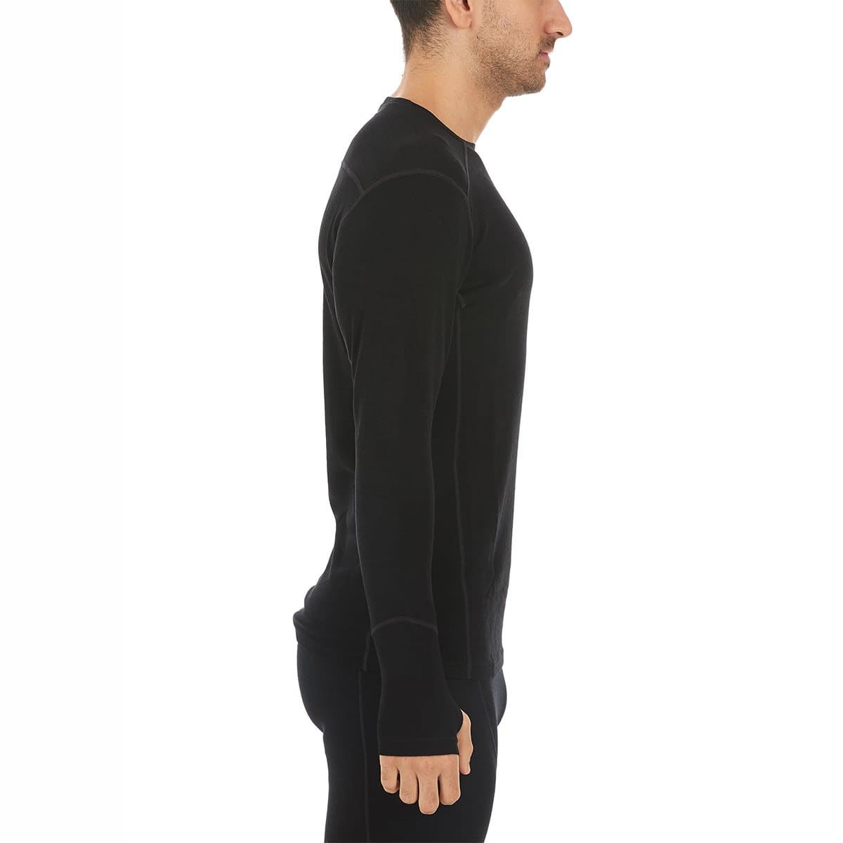 Woolverino Men's Midweight Long Sleeve Crew
