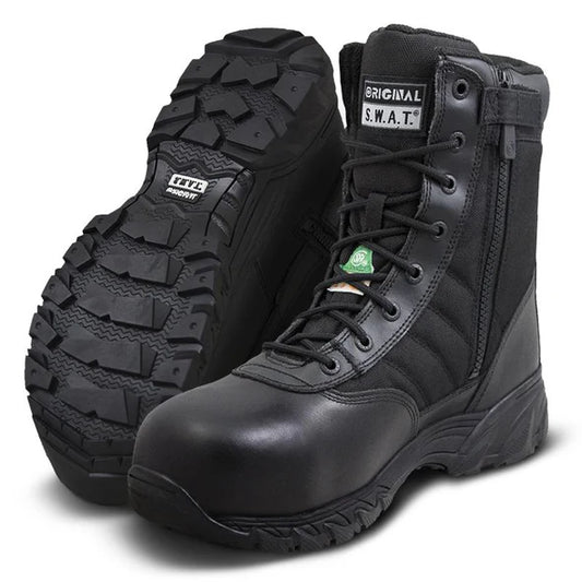 CLASSIC 9" WATERPROOF SIDE-ZIP SAFETY WOMEN'S BOOT
