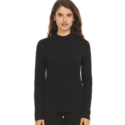 Women's Midweight Long Sleeve Mock Neck